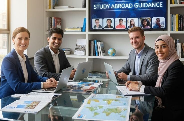 International students exploring study abroad opportunities