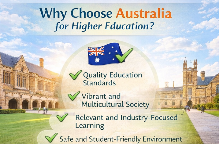 International students studying together in Australia